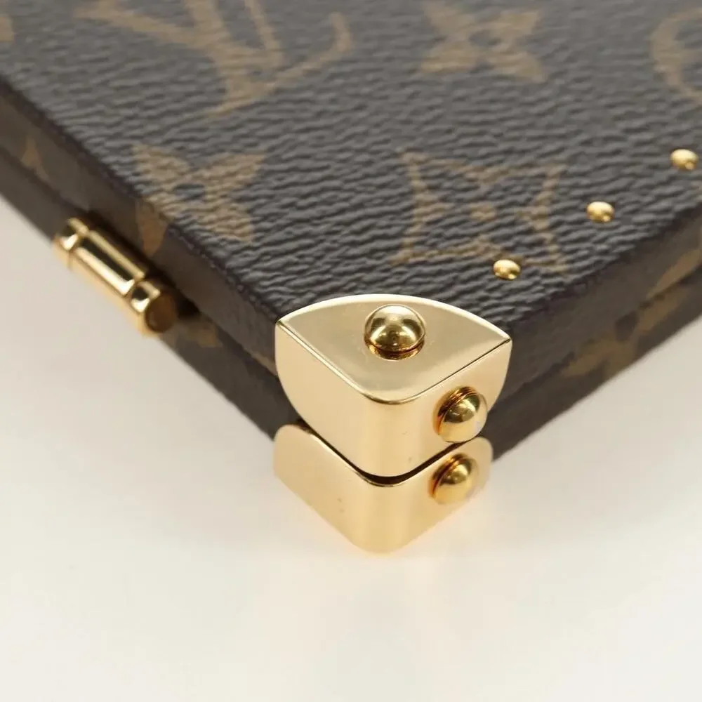 Louis Vuitton Monogram Home Mirror Trunk Hand Brown